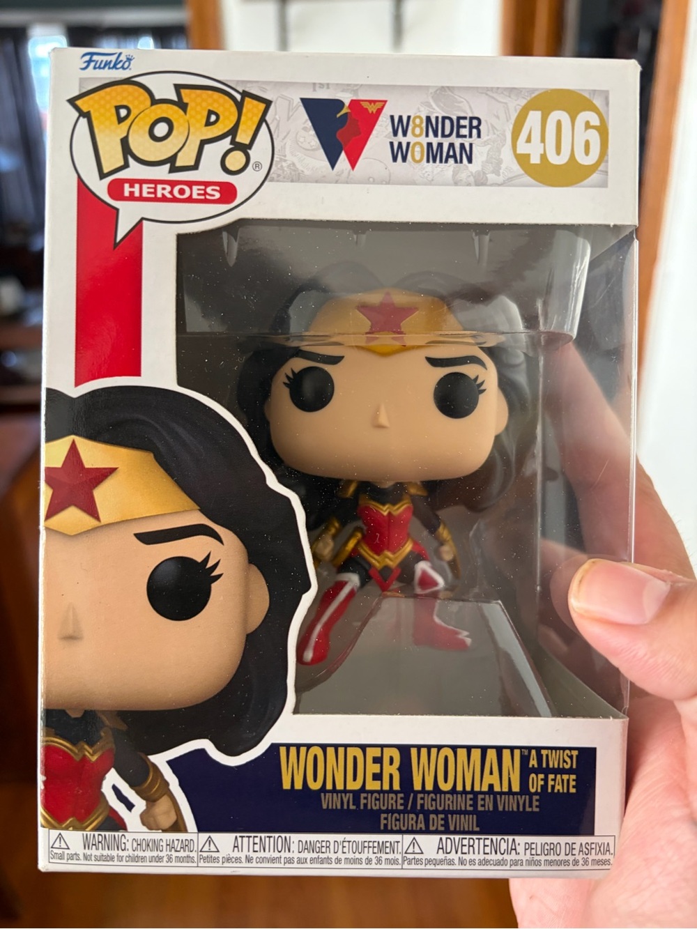 Funko Wonder Woman Vinyl Figure - Red, Gold, Black